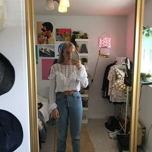 White free people top